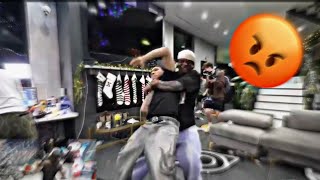 PLAQUEBOYMAX AND YOURRAGE FIGHT *GETS HEATED*