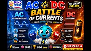 AC vs DC: The Battle of Currents! ⚡ | Which One Wins Which Current Is Better | Dr. Sparky Explains