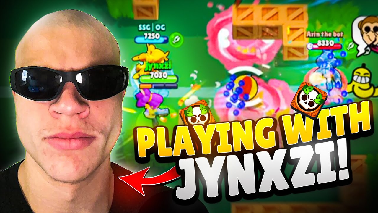 I got carried by @Jynxzi in Brawl Stars...