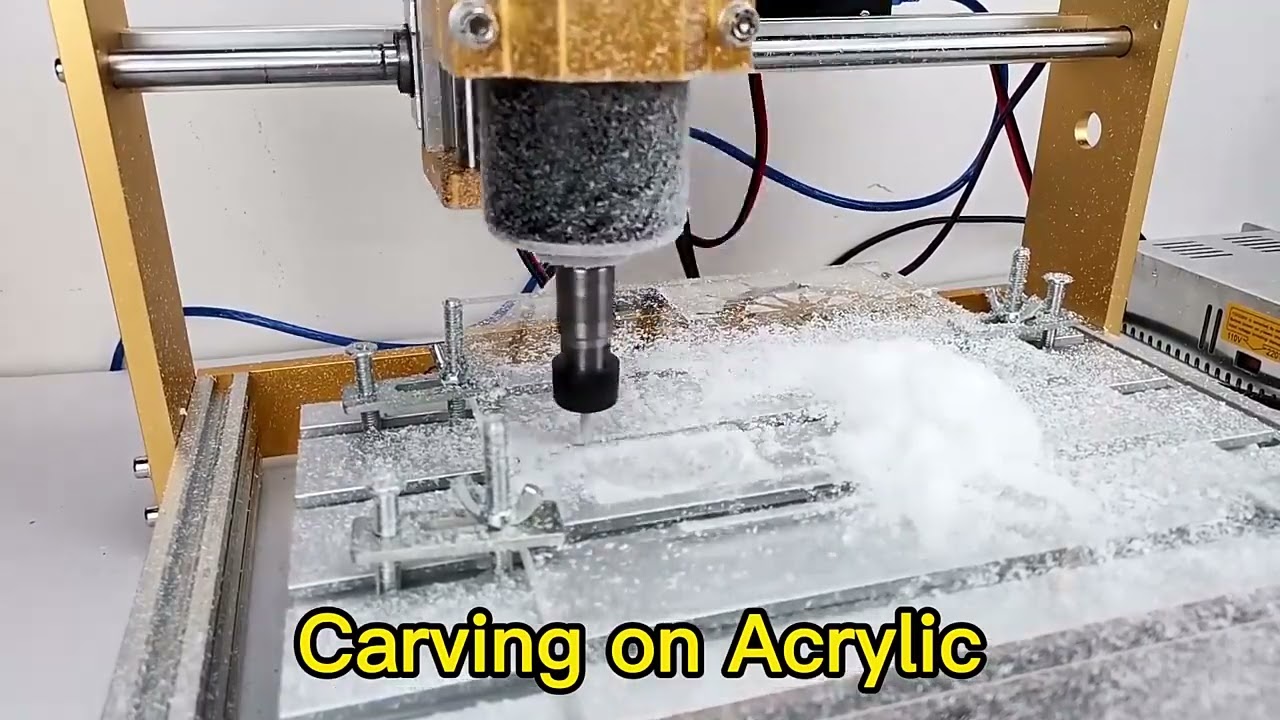 CNC 3040 With 500w Spindle For Aluminum/Acrylic/Wood