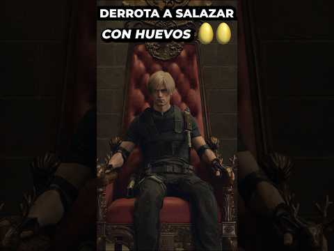 🥚SABIAS QUE Puedes eliminar a Salazar con Huevos Dorados Resident Evil 4  #residentevil4 #shorts