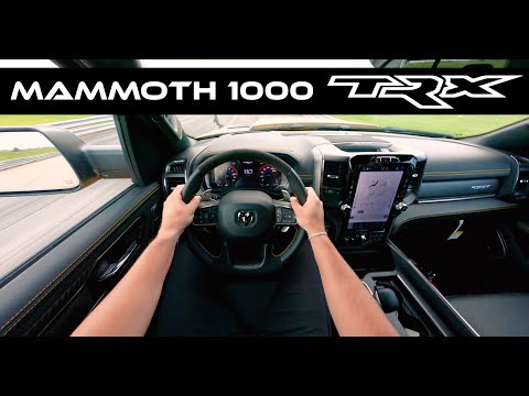 1000 Horsepower RAM TRX POV Test Drive // MAMMOTH 1000 Upgrade by Hennessey