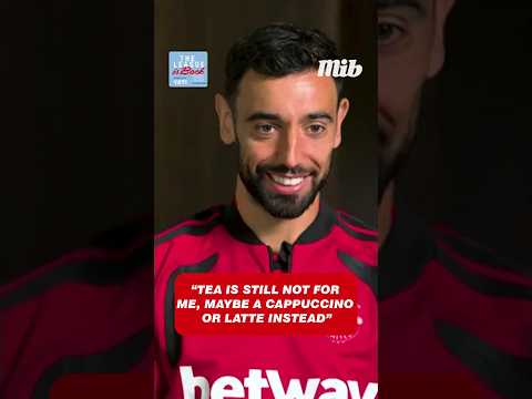 BRUNO FERNANDES IS NOT A TEA GUY 🤣☕️
