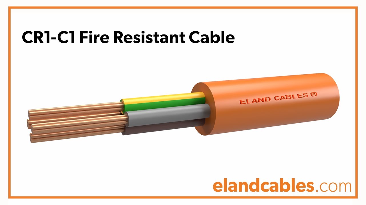 CR1-C1 Fire Resistant Cable Animation - YouTube