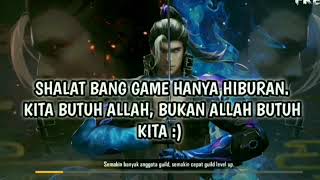 Keren 🔥 Story' wa Quotes ff jngan lupa sholat🔥 || cocok buat nyadarin orang yg nge-game terus🔥