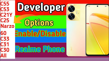 Developer Option enable Realme C55 | All Realme Phone developer option Enable settings