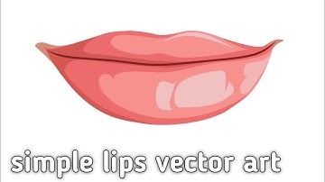 how to make vector lips in mobile phone | INFINITE DESIGN VECTOR ART #vectorart #illustration #vect