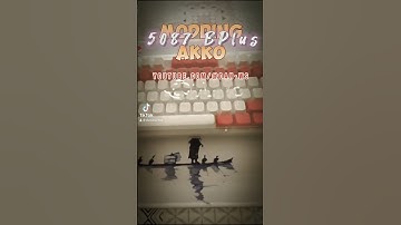 Modding sound Akko 5087 B plus #shortsvideo #technology #tech #asmr #asmrsounds #akko #keyboard