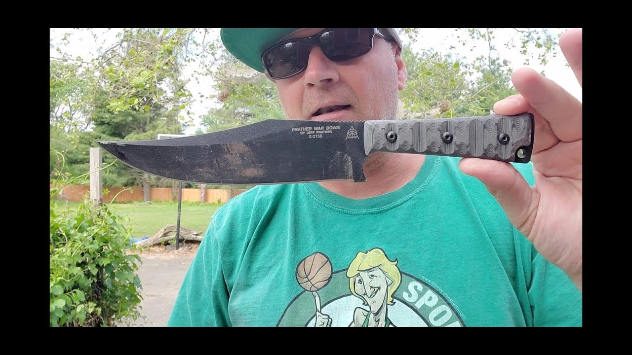 Tops Prather War Bowie Knife Review YouTube