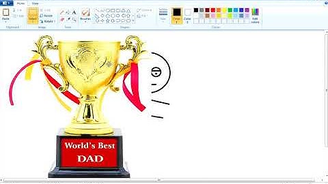 HOW TO DRAW STICKMAN ON MS PAINT! ( TUTORIAL )