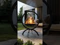 Flying on Chains Fire Pit V2 | Floating Metal Design | CNC DXF & SVG Files