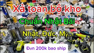 Chuyển kho, thanh lý xả kho rất nhiều mặt hàng chuẩn Nhật Bãi các nước Nhật, Đức, Mỹ...