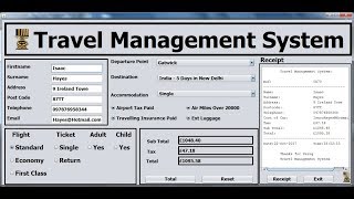 How to Create Travel Management System in Java NetBeans - Tutorial 1 of 2 screenshot 2