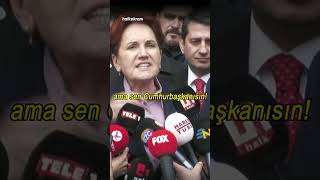 Parti Binası Kurşunlanan Akşener Erdoğan&#39;a böyle rest çekti!