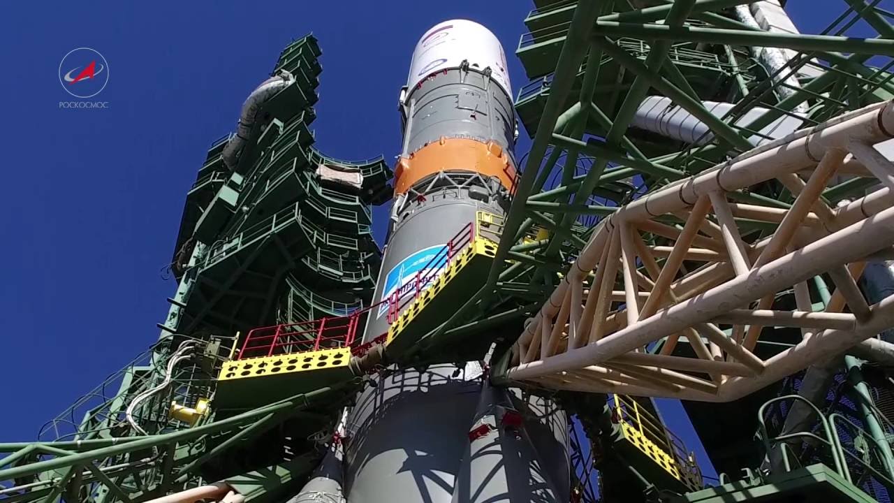 Вывоз РКН Союз-У с ТГК Прогресс МС-03