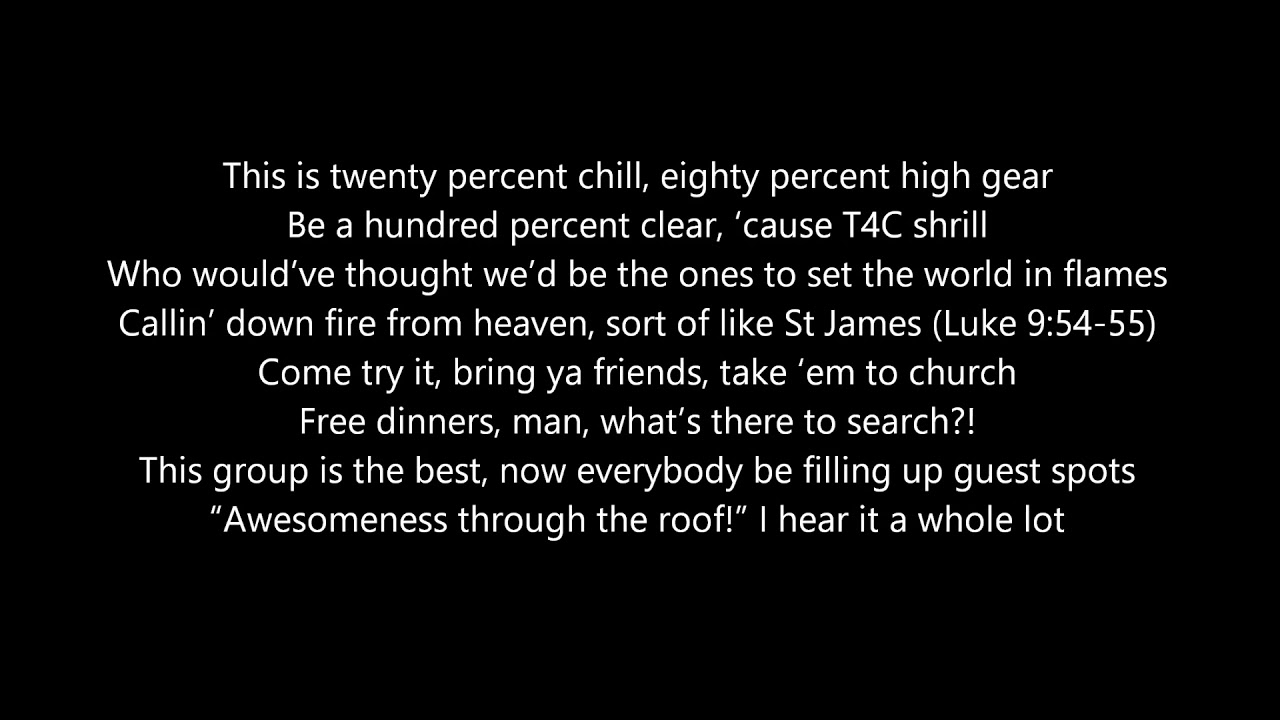 Lyrics To Remember The Name Remember the Name T4C Rap Lyrics Video - YouTube