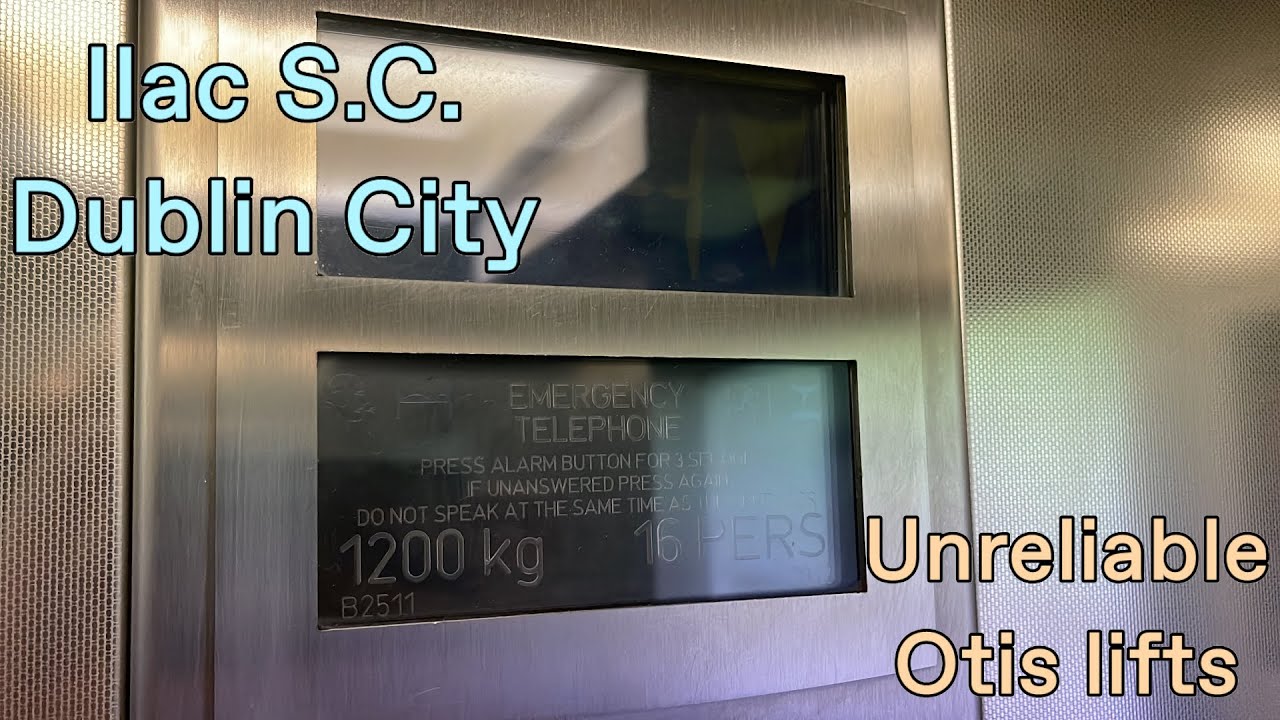 Unreliable Otis lifts at the Ilac Shopping Centre in Dublin City