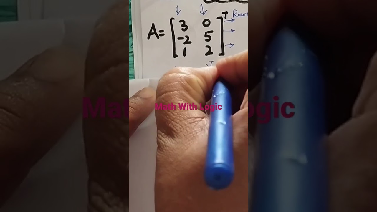 Transpose of a Matrix