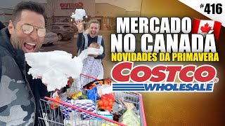 NOVIDADES COSTCO COMPLETO + UM DIA DE NEVASCA - Rolê em uma Cidade vizinha de CALGARY, Canadá #416