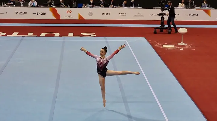 Amy Jorgensen - Floor - Canada -  DTB Pokal 2022 M...