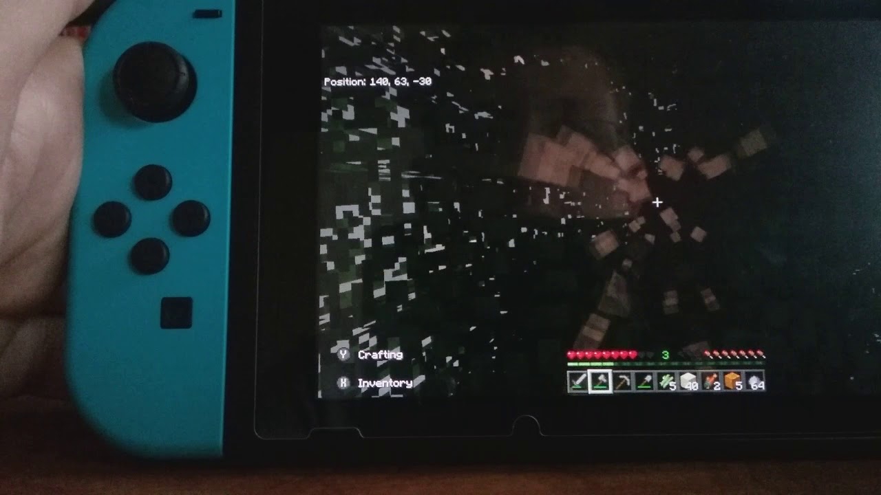 Nintendo Switch Minecraft Let's Play EP2 Exploring & Getting A Bed