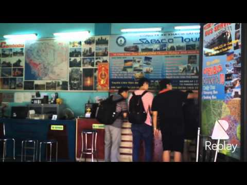 Travel guide Cambodia - Vietnam by Bus Sapaco. Du lịch Cpuchia bằng xe bus Sapaco