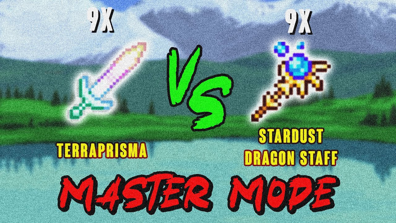 TERRAPRISMA VS STARDUST DRAGON STAFF IN MASTERMODE TERRARIA 1.4 YouTube
