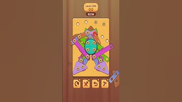 Wood Nuts & Bolts Level 204 #games #woodpuzzlegame #gaming #woodenpuzzle #woodgame #woodnutsandbolts