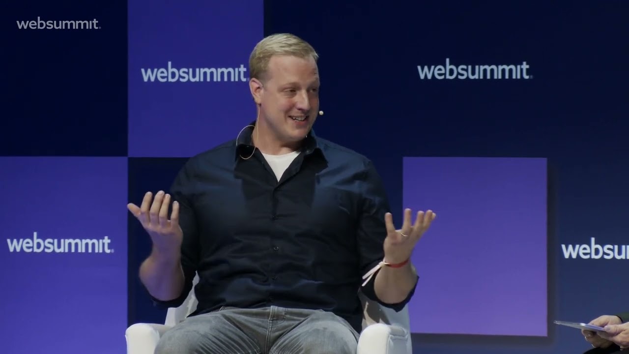 Till Faida and Julia Angwin fireside chat at Web Summit 2022