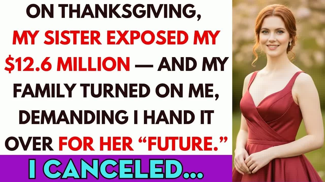 My Sister Revealed My $12.6 Million on Thanksgiving—Then My Family Demanded I Fund Her Life...