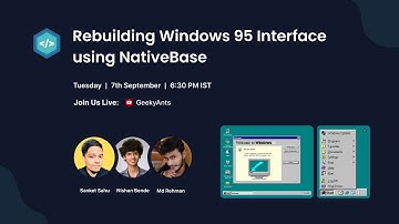Rebuilding Windows 95 interface using NativeBase