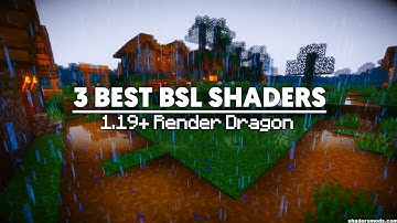 3 NEW BSL SHADERS FOR MINECRAFT PE 1.19+
