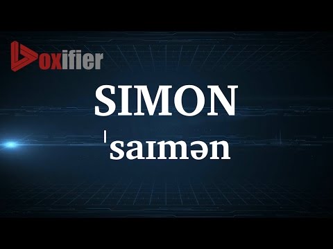 English Pronunciation of Simon - Voxifier.com