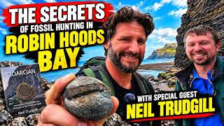 The SECRETS of FOSSIL HUNTING in ROBIN HOODS BAY with special guest NEIL TRUDGILL #rare #ammonites