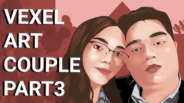 VEXEL ART (COUPLE PART3) using autodesk sketchbook
