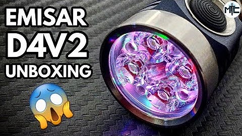 Emisar D4V2 Flashlight - Unboxing and First Impressions