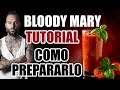 BLOODY MARY COCKTAIL / TUTORIAL COMO PREPARARLO #tutorial #cocktail #español 🍸💓