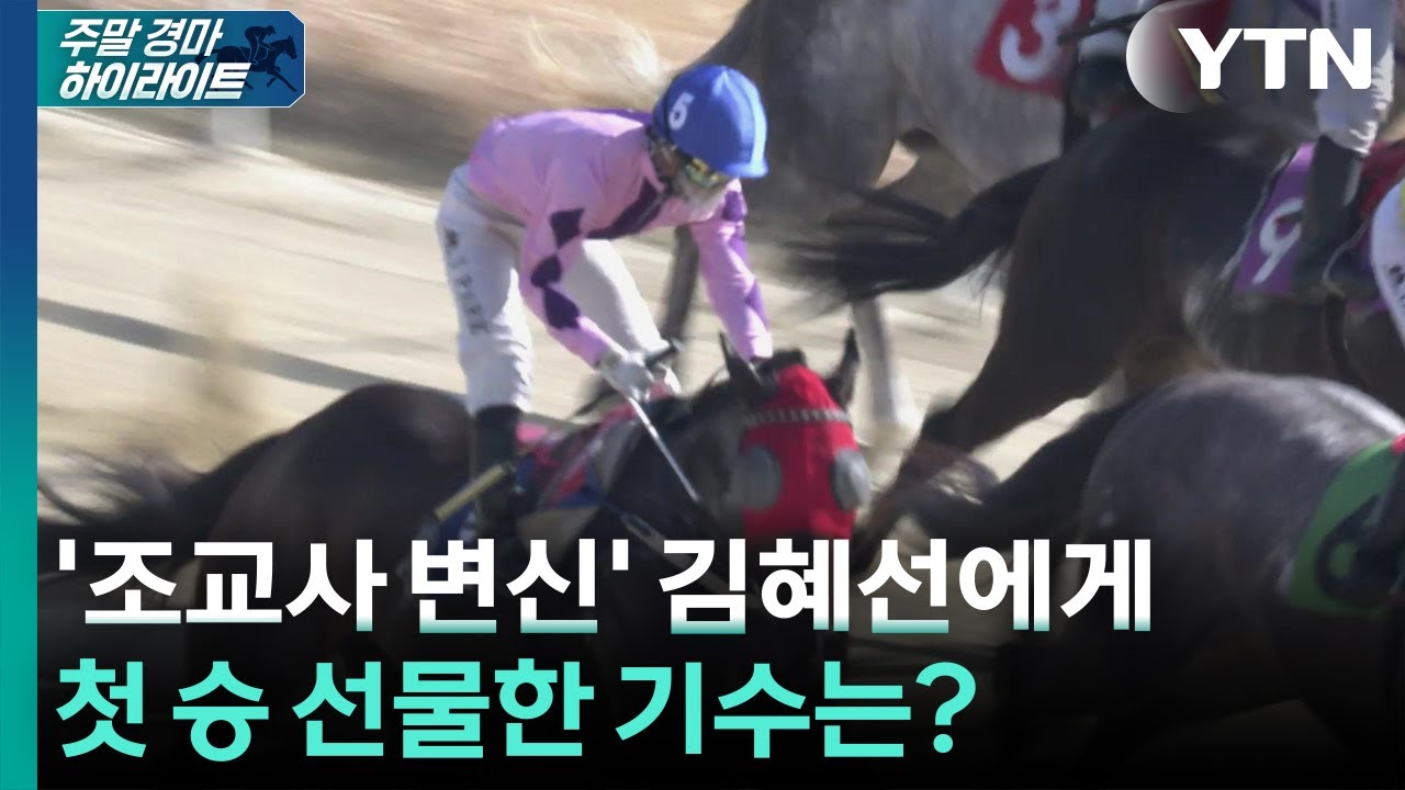 [주간 경마] '조교사 변신' 김혜선에게 첫 승 선물한 기수는? / YTN