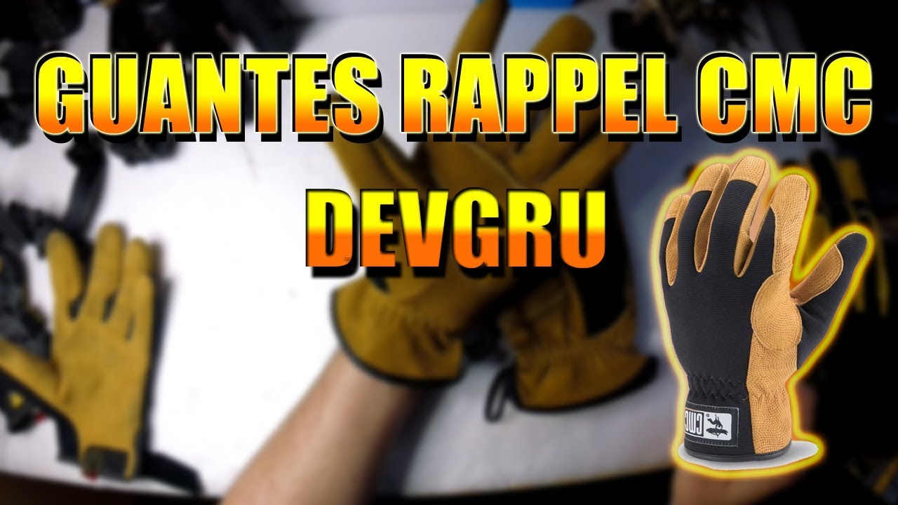 GUANTES RAPPEL (SALVAMENTO-DEVGRU) - YouTube