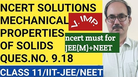 NCERT SOLUTIONS CLASS 11 PHYSICS/QUES.NO. 9.18 CHAP 9/PHYSICS4YOU