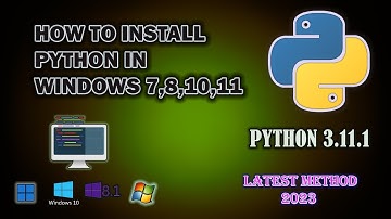How To Install Python 3.11.1v In Windows 7,8,8.1,10,11 | Latest Method | #coding | #2023