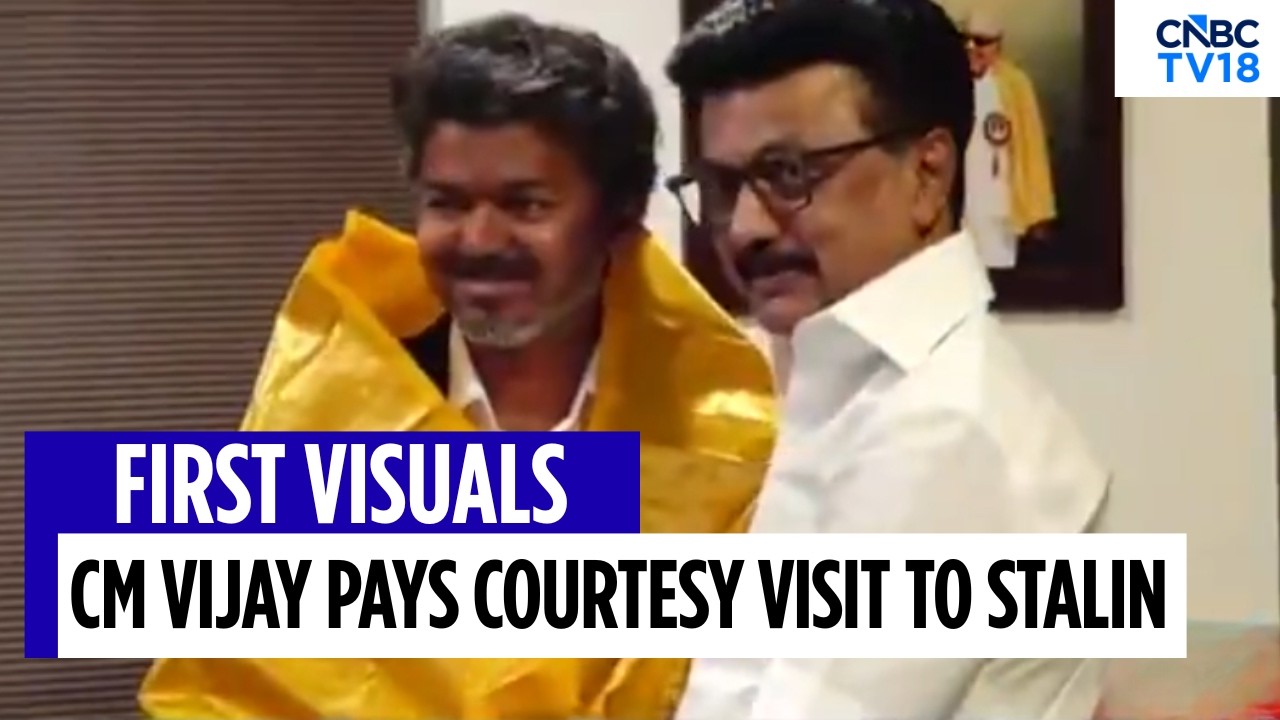 CM Vijay Meets MK Stalin In Key Courtesy Visit | TVK Vs DMK ...