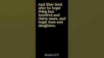 Thumbnail of Genesis 11:17 - King James Version