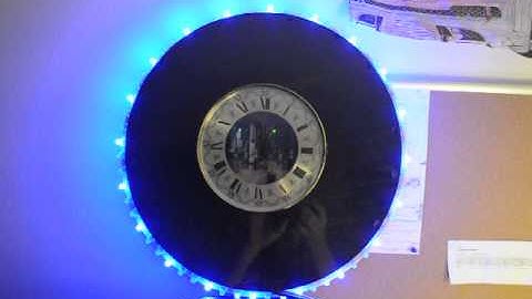 Arduino Uno LED Neopixel Clock almost finished
