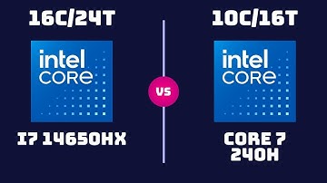 Intel Core i7 14650HX vs Intel Core 7 240H – CPU Comparison | Which One is Better?
