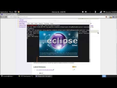 Install php plugin for Eclipse (Juno)