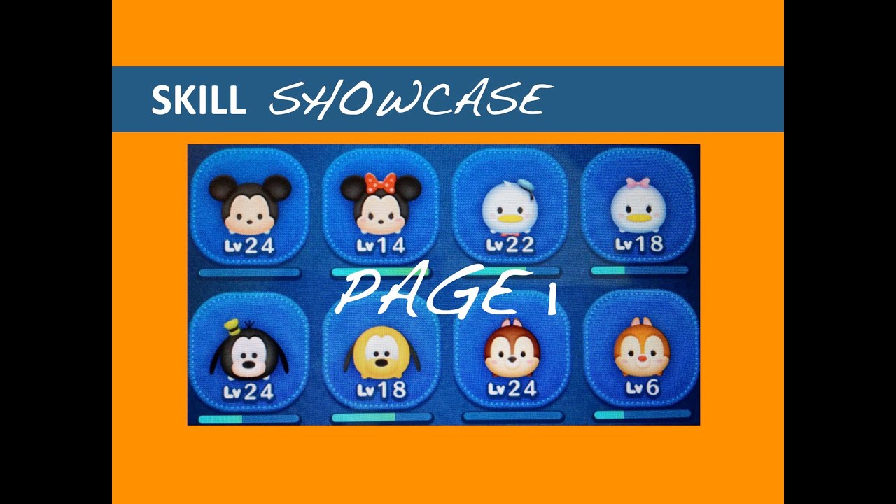 list of happiness tsum tsum