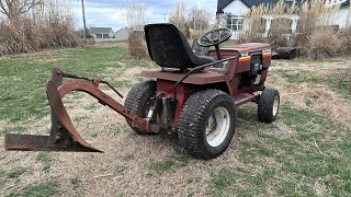 Murray garden tractor with sleeve hitch