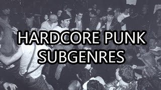 Hardcore Punk subgenres Content