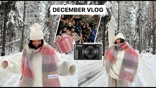 DECEMBER VLOG/ купила Canon g7x Mark III, мероприятия, день рождения подруги, поиск наряда на НГ